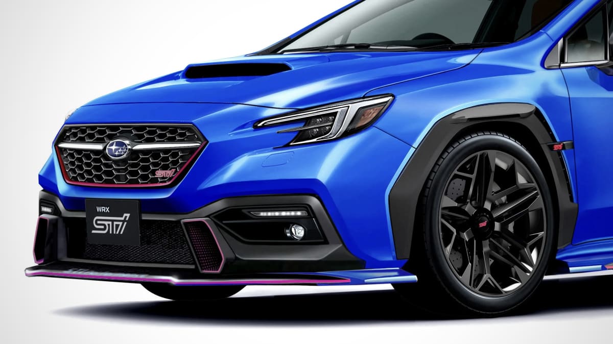 De Subaru WRX STI van 2023 zal er waarschijnlijk ongeveer zo uitzien